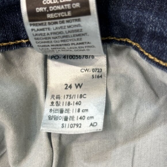 Denizen From Levis Womens Size 24W Mid-Rise Bootcut Jeans Blue Denim Curvy - Picture 7 of 15